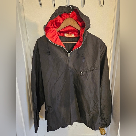 Vintage Alpine Sportswear Quarter-Zip Anorak Rain Jacket - Picture 7 of 10